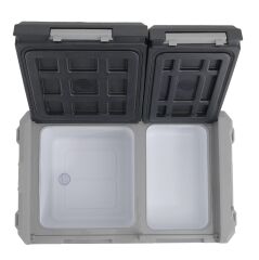 Tecnopoint TC21-17 Çift Kapaklı Oto Buzdolabı 40 Litre(220 V Adaptör Ekstradır İstenirse 1500 Tl Ekstra Ücreti Vardır.)