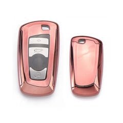 Bmw F30 Uyumlu Yedek Parça 2 Parça Silikon Kumanda Kabı Pembe