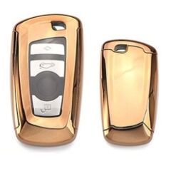 Bmw F30 Uyumlu Yedek Parça 2 Parça Silikon Kumanda Kabı Gold