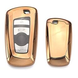 Bmw F20 Uyumlu Yedek Parça 2 Parça Silikon Kumanda Kabı Gold