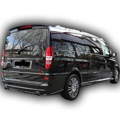 Mercedes Viano 2010 - 2014 Uyumlu Yedek Parça Arka Tampon Eki Boyalı