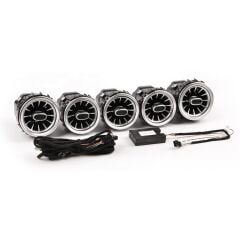 Mercedes C W205 2014+ / GLC W253 2015+ Uyumlu Yedek Parça Işıklı Ön Havalandırma ( 64 Renk )