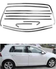 Volkswagen Golf 7 - 7.5 2013-2020 Uyumlu Yedek Parça Cam Çerçeve Nikelajı