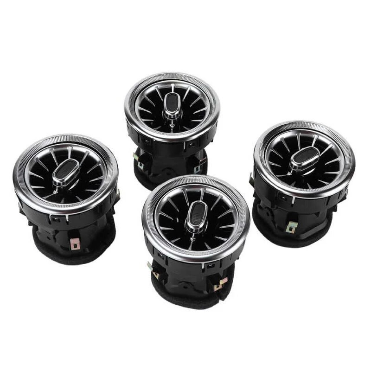 Mercedes V-Class 2018-2021 Uyumlu Yedek Parça Ön Havalandırma Air Vent Işıklı 64 Renk