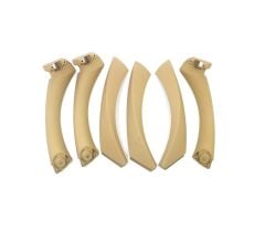 Bmw 3 Serisi E90 2005-2012 Uyumlu Yedek Parça Kapı Kolçak Krem (6 Parça)