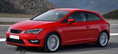 Seat Leon 2013-2017 Uyumlu Yedek Parça FR Ön Tampon Panjur Set (Sis Dahil)