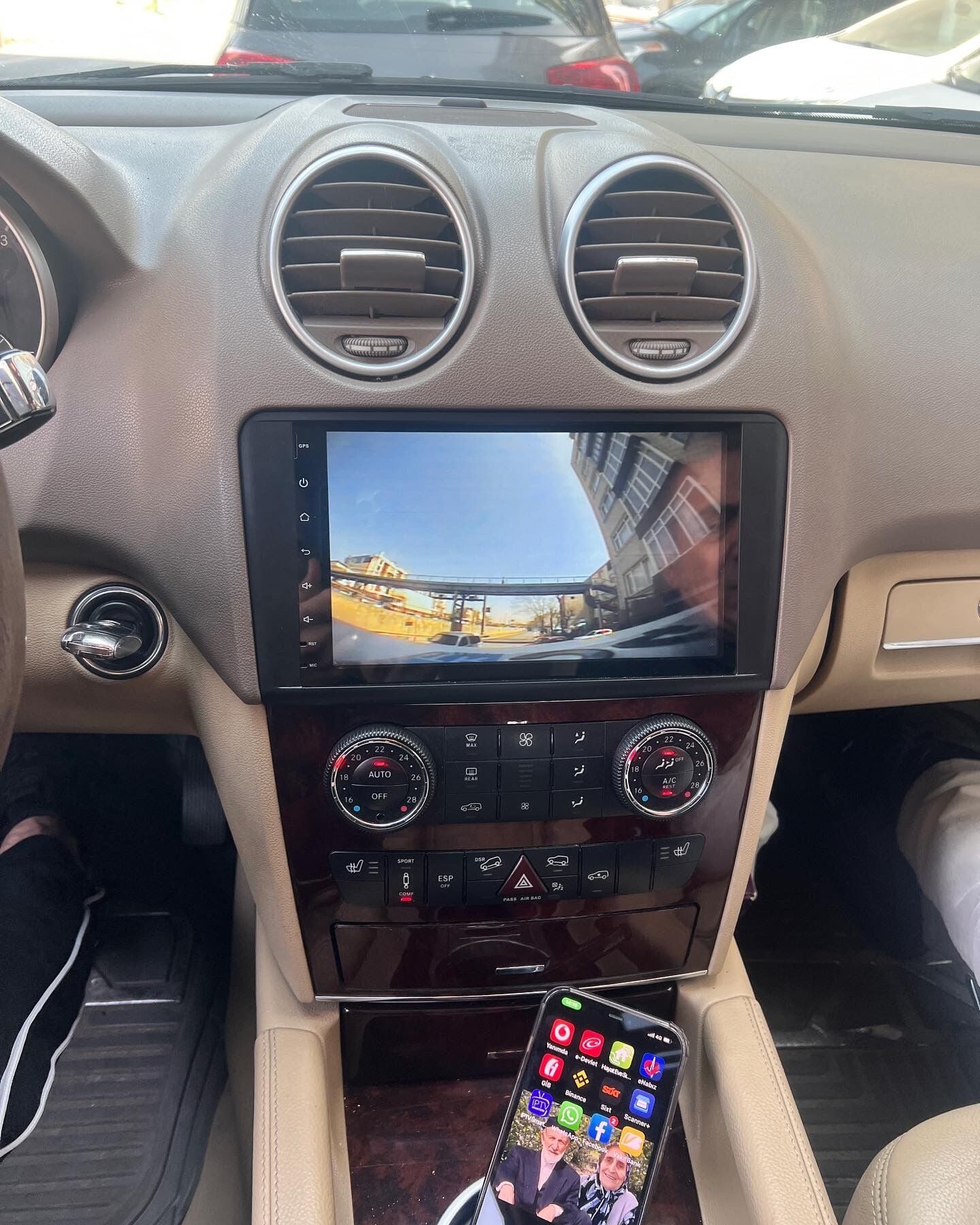Mercedes ML-GL Multimedya Carplay+And.Auto 4+64gb