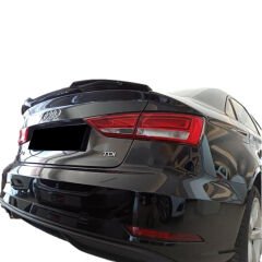 Audi A3 8v Sedan 2013 - 20  Uyumlu Yedek Parça Voltex Spoiler Plastik Boyasız