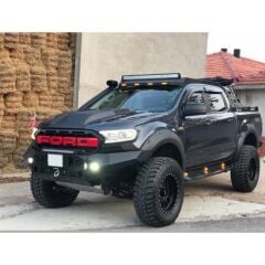 Ford Ranger Uyumlu Yedek Parça Off Road 2012-2021 Çelik Ön Tampon Koruma AQM4WD S50