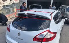 Renault Megane 3 HB Uyumlu Yedek Parça Spoiler