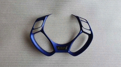 Toyota C-HR 2016-2019 Uyumlu Yedek Parça Direksiyon Kaplama Mavi