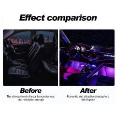 Universal Telefon Kontrollü Araç İçi Ambiyans Seti