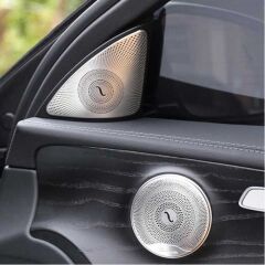 Mercedes W213 Uyumlu Yedek Parça Burmester Tweeter Kapağı Üçgen 2 Parça