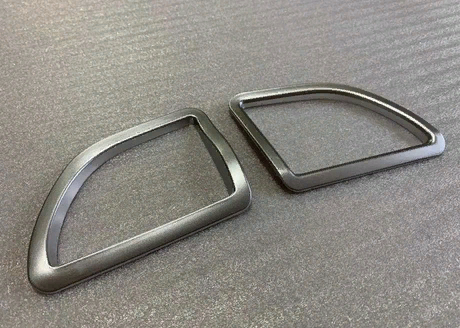 Toyota Corolla 2014+ Uyumlu Yedek Parça Göğüslük Menfez Kaplama 2 Parça - Silver