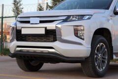 Ford Ranger Uyumlu Yedek Parça 2006+ Off Road Saclı Ön Koruma Ön Tampon Koruma Demiri Siyah GloPlus AQM4WD PST22