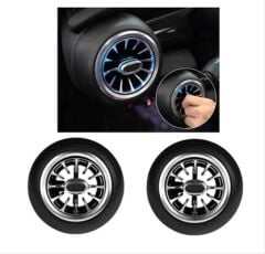 Mini Cooper Uyumlu Yedek Parça Menfez Aydınlatma Ambiyans 12 Renk