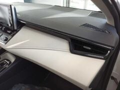 Toyota Corolla 2019+ Uyumlu Yedek Parça Ön Hava Menfez Kaplama Karbon