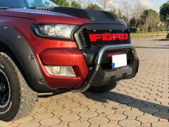 Ford Ranger Uyumlu Yedek Parça  2006+ Off Road Krom Poliüretan Ön Koruma Ön Tampon Koruma Demiri Amazonplus AQM4WD PWT15