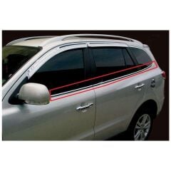 Hyundai Santa Fe 2006-2012 Uyumlu Yedek Parça Cam Çıtası Krom