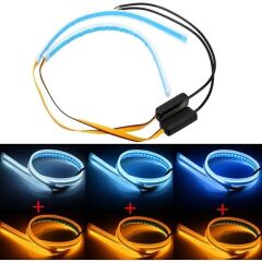 Gündüz Kayar Far Ledi 60cm Fonksiyonlu Sarı Beyaz İki Renkli