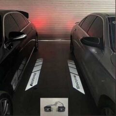 Mercedes W205 - W213 C Ve E Serisi Uyumlu Yedek Parça Ayna Altı Amg Aydınlatma (Amg Ambiyans)