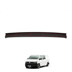 Volkswagen Transporter T6  2015+ Uyumlu Yedek Parça Arka Tampon Eşiği Parlak Siyah