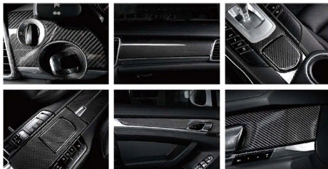 Porsche Panamera 2011-2016 Uyumlu Karbon Fiber Kaplama Seti
