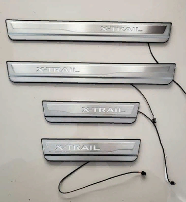 Nissan X-Trail 2014-2017 Uyumlu Yedek Parça Işıklı Kapı Eşiği