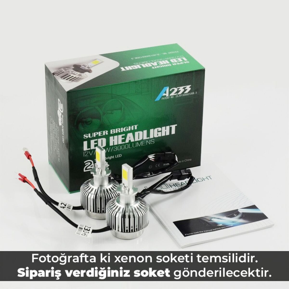 Boostzone Led Xenon Ampul H1 Beyaz 12V / 33W / 3000Lumens