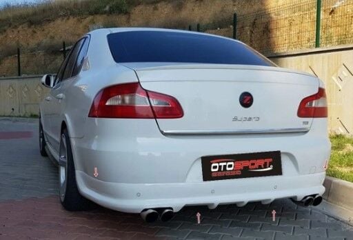 Skoda Süperb Uyumlu Yedek Parça Arka Tampon Eki