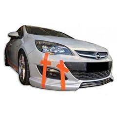 Opel Astra J HB Makyajlı Kasa Uyumlu Yedek Parça Ön Tampon Eki Boyalı