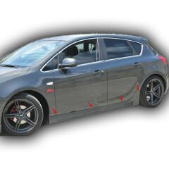 Opel Astra J Sedan Uyumlu Yedek Parça Kanallı Model Marşpiyel Boyalı