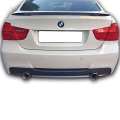 Bmw E92 3 Serisi 2007-2013 M 3,35 Uyumlu Yedek Parça Difüzör Plastik Boyasız