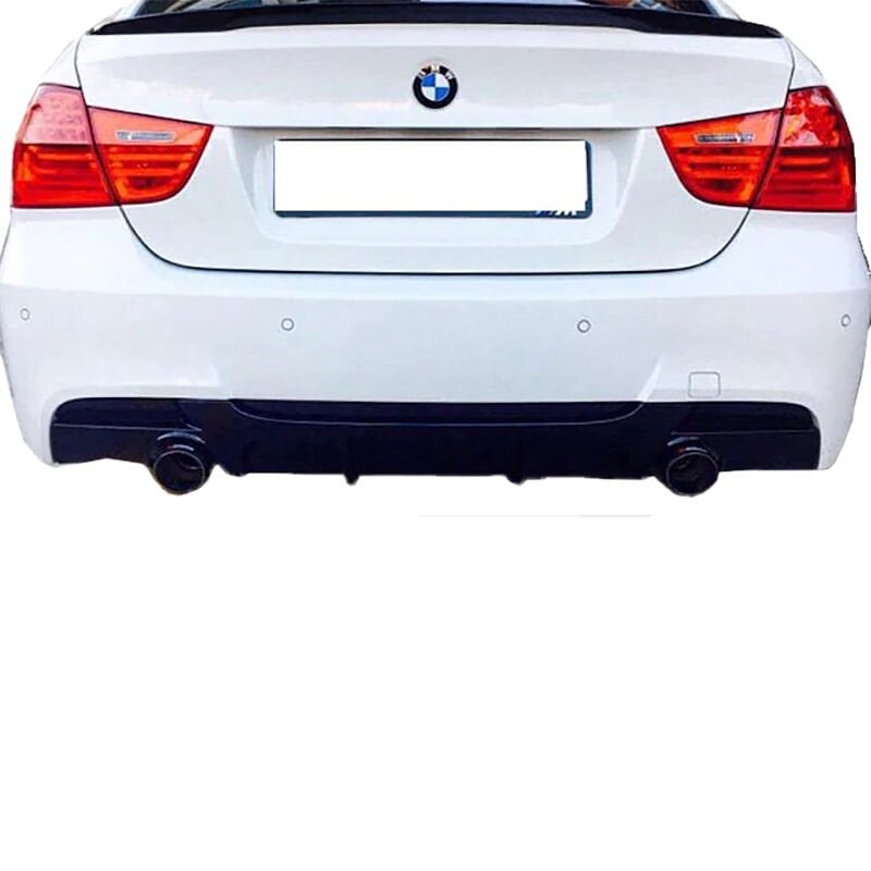 Bmw E92 3 Serisi 2007-2013 Uyumlu Yedek Parça M Performance Difüzör Plastik Boyasız