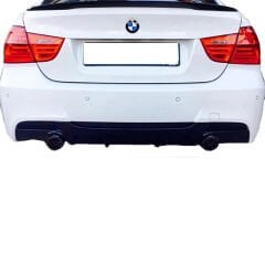 Bmw E92 3 Serisi 2007-2013 Uyumlu Yedek Parça M Performance Difüzör Plastik Boyasız