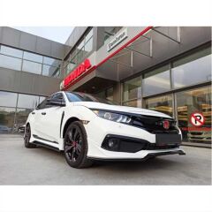 Honda Civic Fc5 Uyumlu Yedek Parça 2016-2020 Makyajlı Kasa Ön Tampon Mugen Ön Ek
