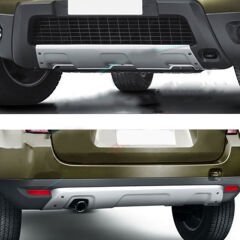 Dacia Duster 2008+ Uyumlu Yedek Parça Ön-Arka Difüzör (Plastik)