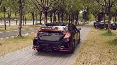 Honda Civic Hb Fk7 Uyumlu Yedek Parça Led Spoiler