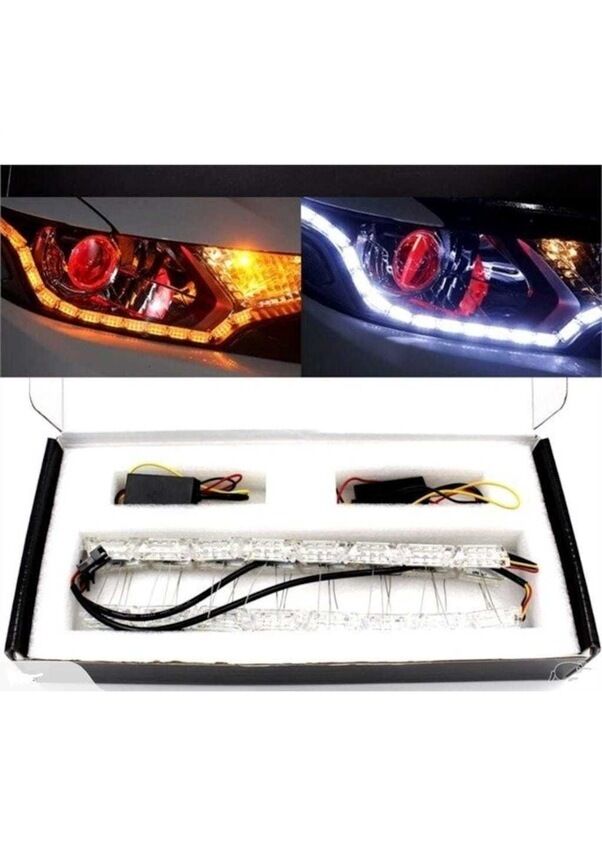 Kristal Gündüz Ledi Kayar Sinyalli Rgb Çok Renkli