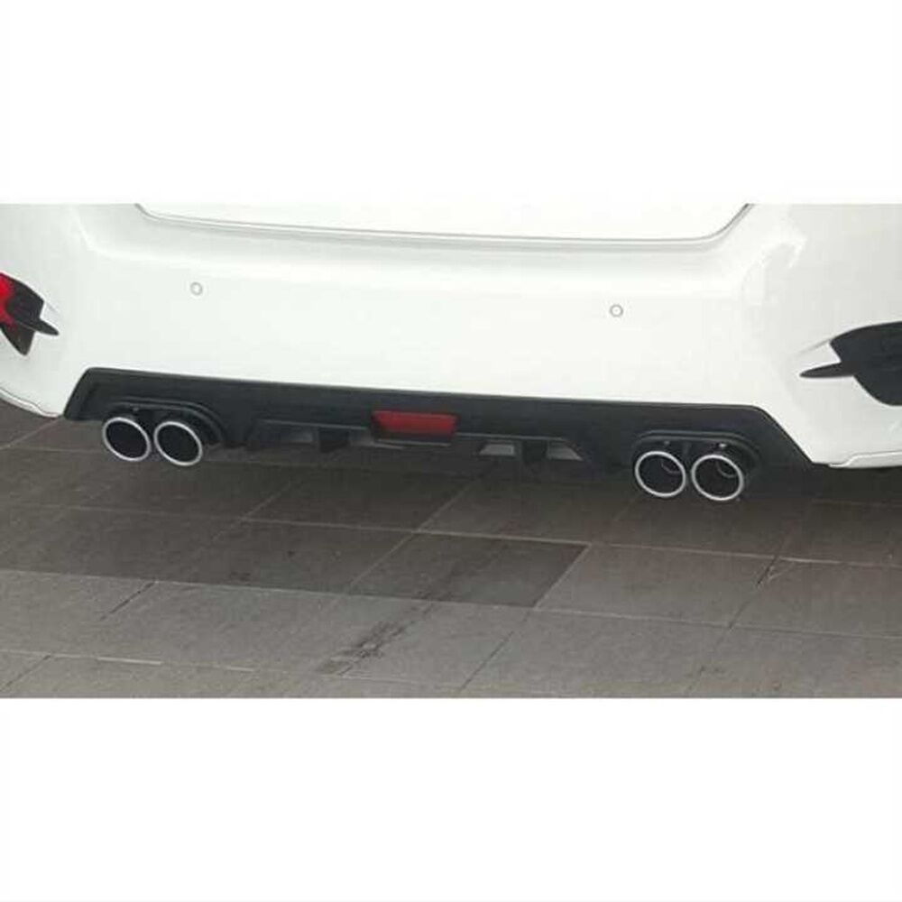 Honda Civic Fc5 Uyumlu Yedek Parça 2016-2020 Çift Çıkış Difüzör