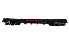 Honda Civic Fc5 Uyumlu Yedek Parça 2016-2020 Difüzör Kare Egzoz Piano Black