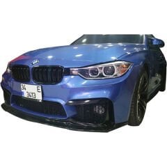 Bmw F30 - F31 3 Serisi 2012-2018 Uyumlu Yedek Parça M Vorsteiner Ön Lip Plastik Boyasız