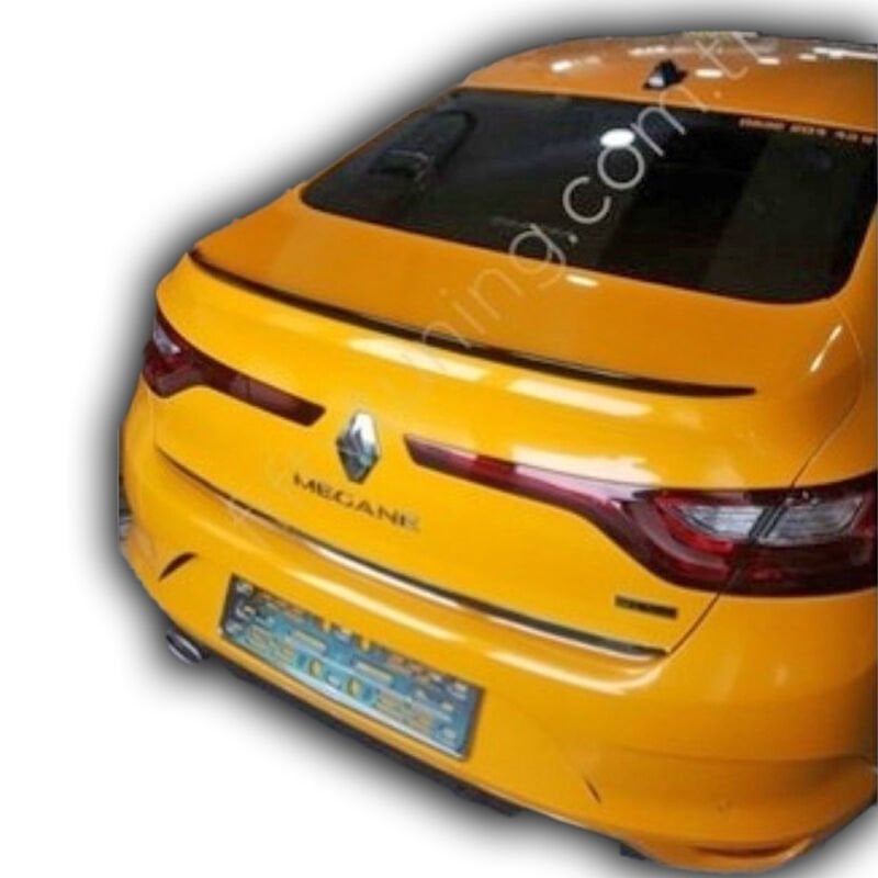Renault Megane 4 Sedan Uyumlu Yedek Parça Spoiler İnce Çıta Boyalı