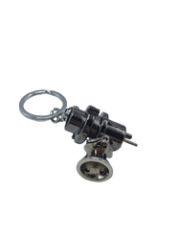 Turbo Büyük Sportif Anahtarlık Krom