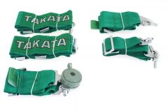 Takata 5 Noktalı Emniyet Kemeri Yeşil