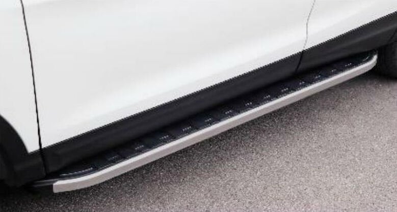 Isuzu D-Max 2012-2017 Off Road Uyumlu Yedek Parça Yan Basamak (Quantum Grey) Gri AQM4WD