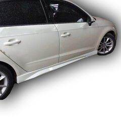 Audi A3 HB 2006 - 2012  Uyumlu Yedek Parça Çift Kapı Marşpiyel Boyalı