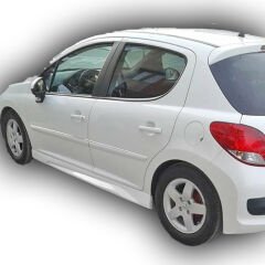 Audi A3 HB 2006 - 2012  Uyumlu Yedek Parça Çift Kapı Marşpiyel Boyalı