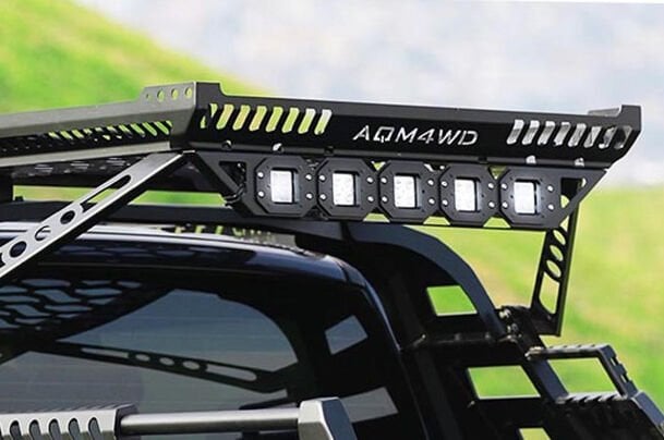 Isuzu D-Max 2012-2017 Uyumlu Yedek Parça Sepetli Roll Bar Işık Seti AQM4WD S01