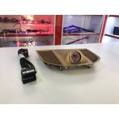 Porsche Macan Uyumlu 2014-2020 Kasa (Bej) Saat (Kırmızı)